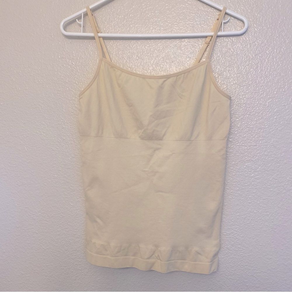 Yummie BY HEATHER THOMSON seamless ivory shaping cami tank top M-L